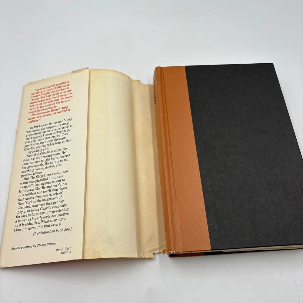 Stephen King Firestarter Book Adult Good Hardcover Book Club Edition 1980
